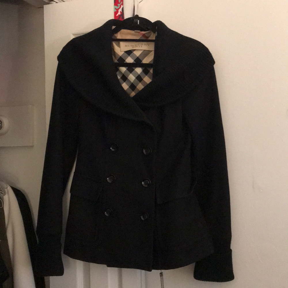 Burberry Coat Size 4 Petite